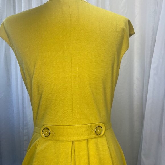 Ted Baker London Dress Olive Lime Color Size 2 Pull Over Style Career Casual - Picture 3 of 11